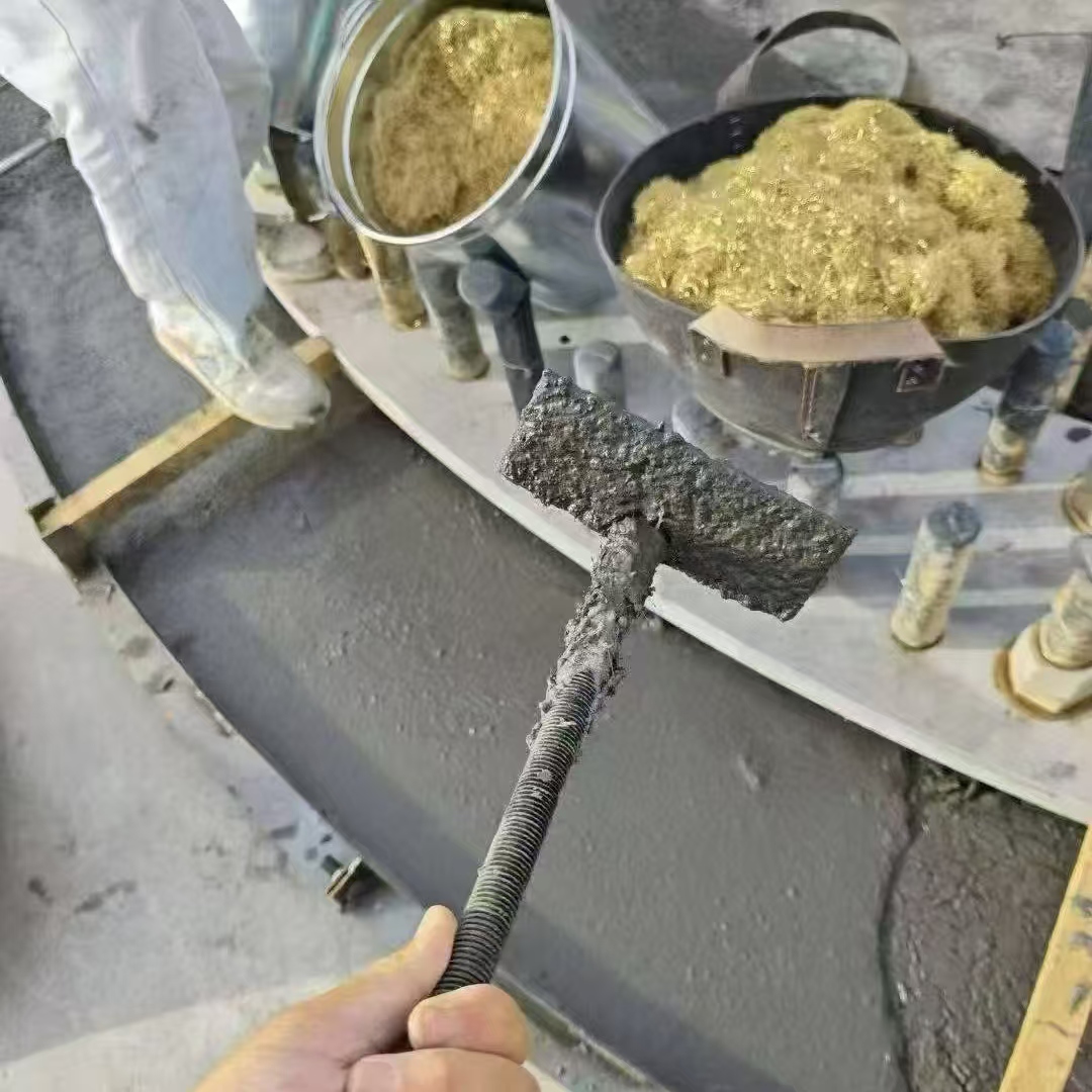 沅陵C120钢纤维高强无收灌浆料 轧机压缩机汽轮机发电机锻压设备底座灌浆材料